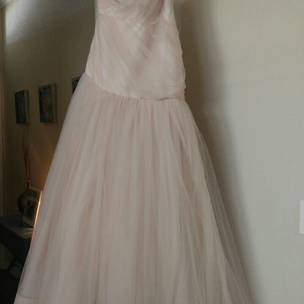Vera Wang new blush tri colored wedding dress